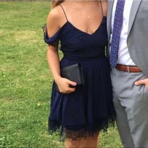 Whistles London Navy Blue dress